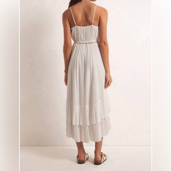 New Z Supply Rose White Maxi Dress XS - Picture 4 of 8